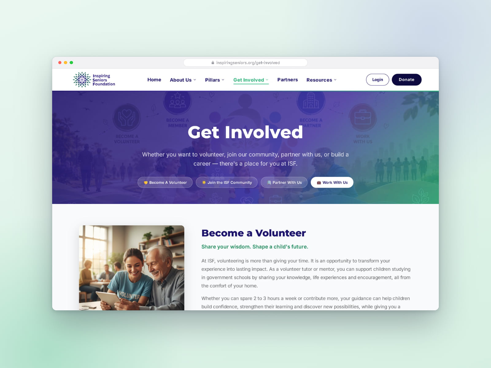 Get Involved — volunteer pathways
